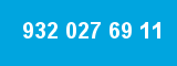 932 027 69 11 932 027 69 11